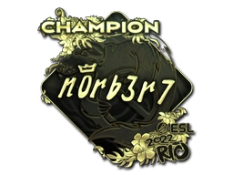 Sticker N0rb3r7 Gold Champion Rio 2022 Pattern Wiki