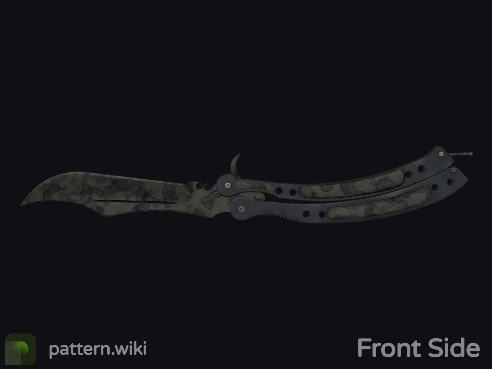 Butterfly Knife Stained seed 391