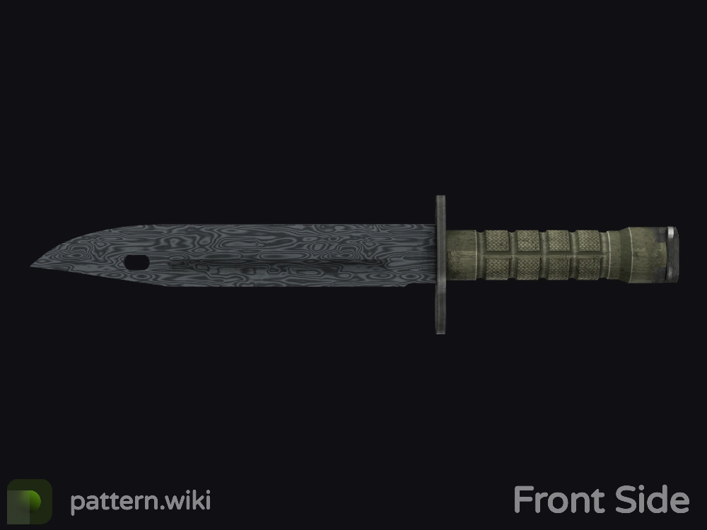 Bayonet Damascus Steel seed 343