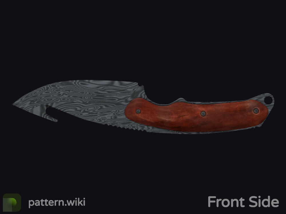 Gut Knife Damascus Steel seed 409