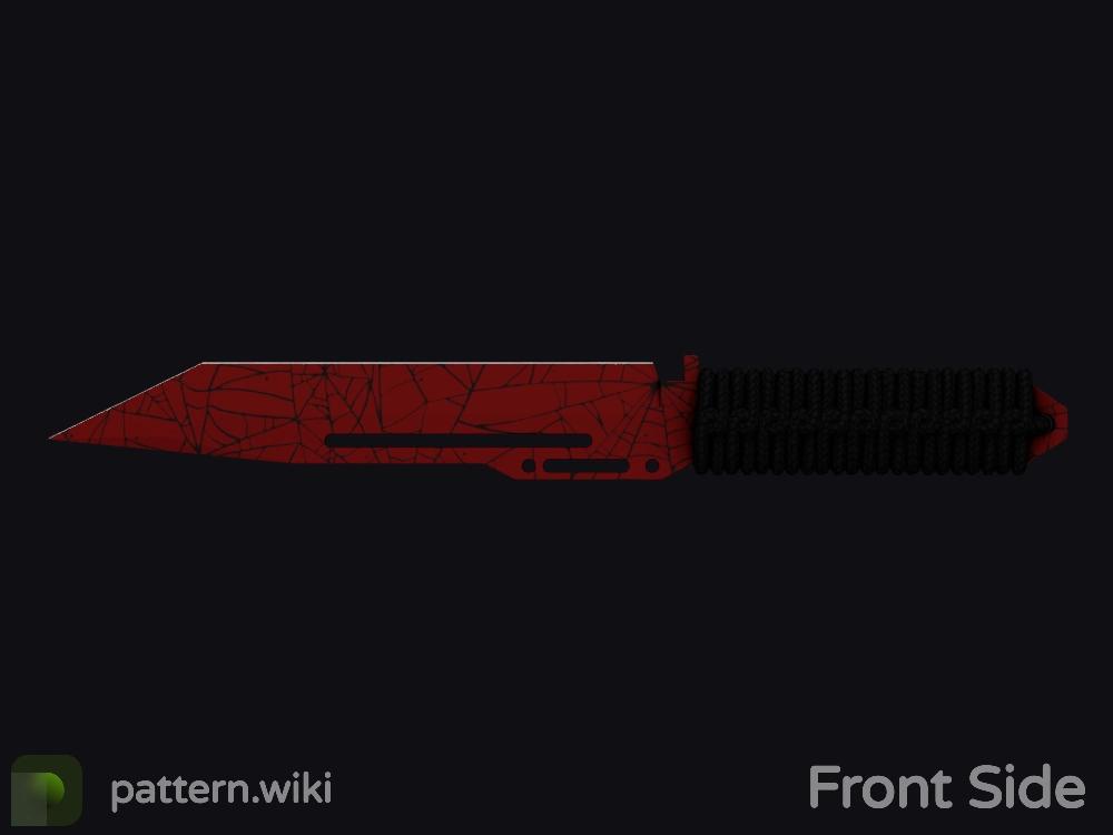 Paracord Knife Crimson Web seed 20