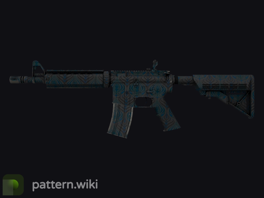 M4A4 Dark Blossom seed 681