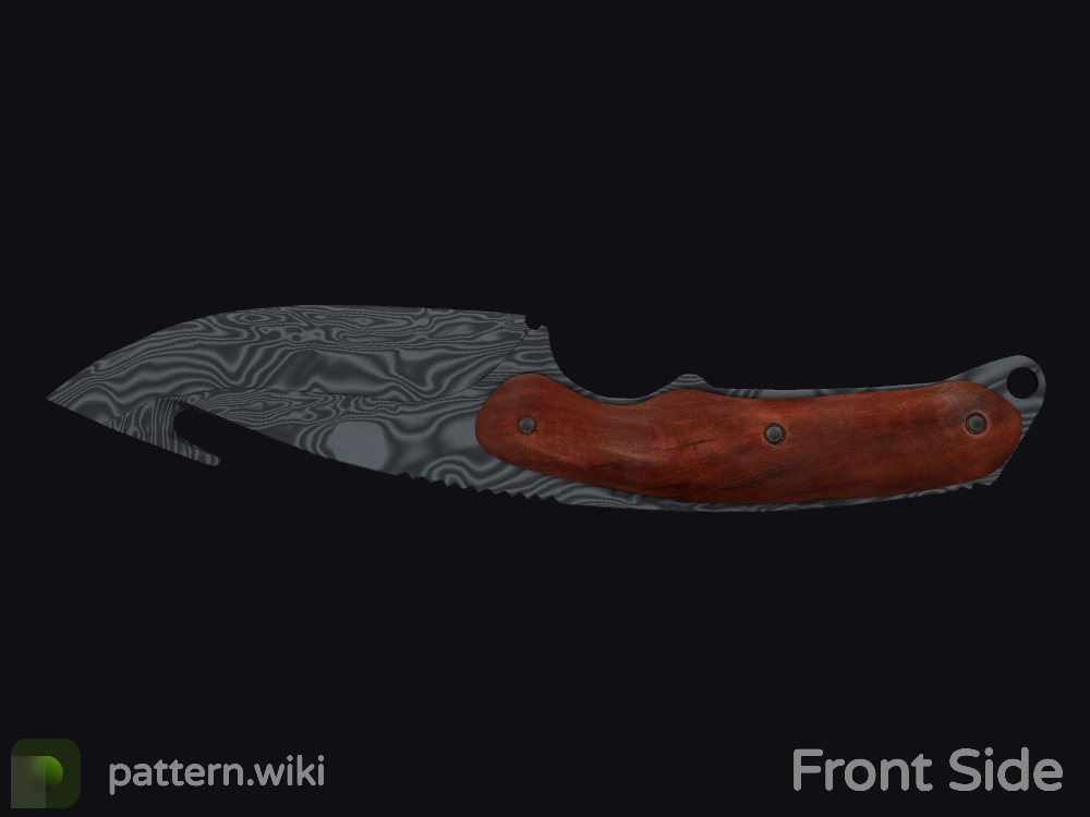 Gut Knife Damascus Steel seed 328