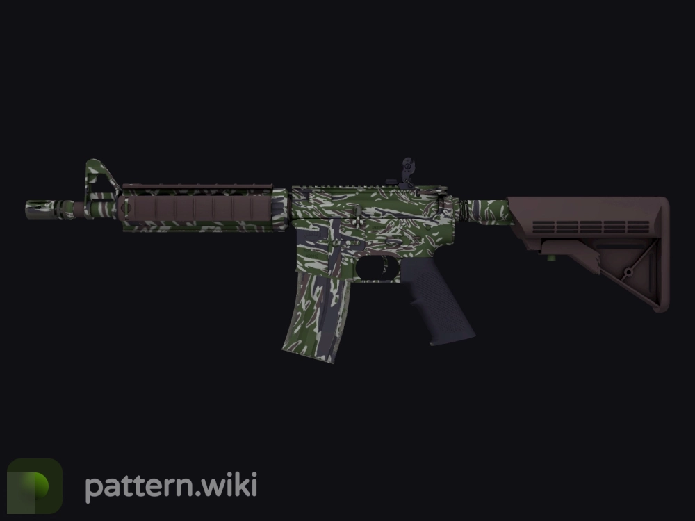 M4A4 Jungle Tiger seed 9