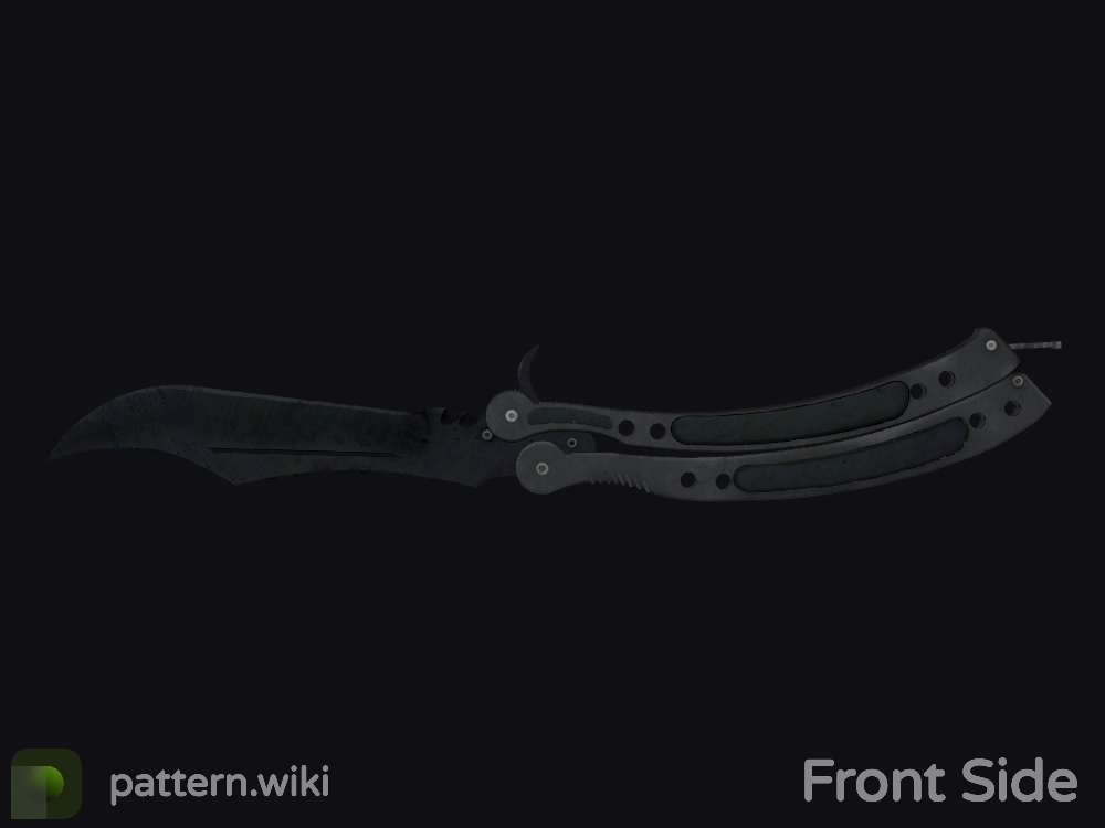 Butterfly Knife Blue Steel seed 257