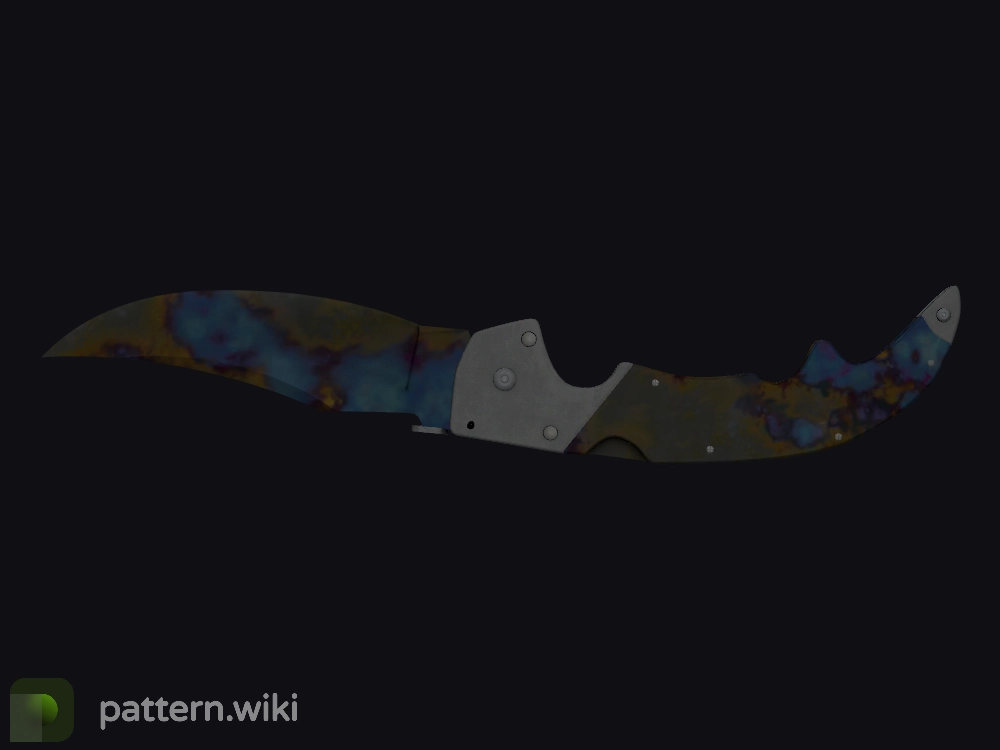 Falchion Knife Case Hardened seed 505