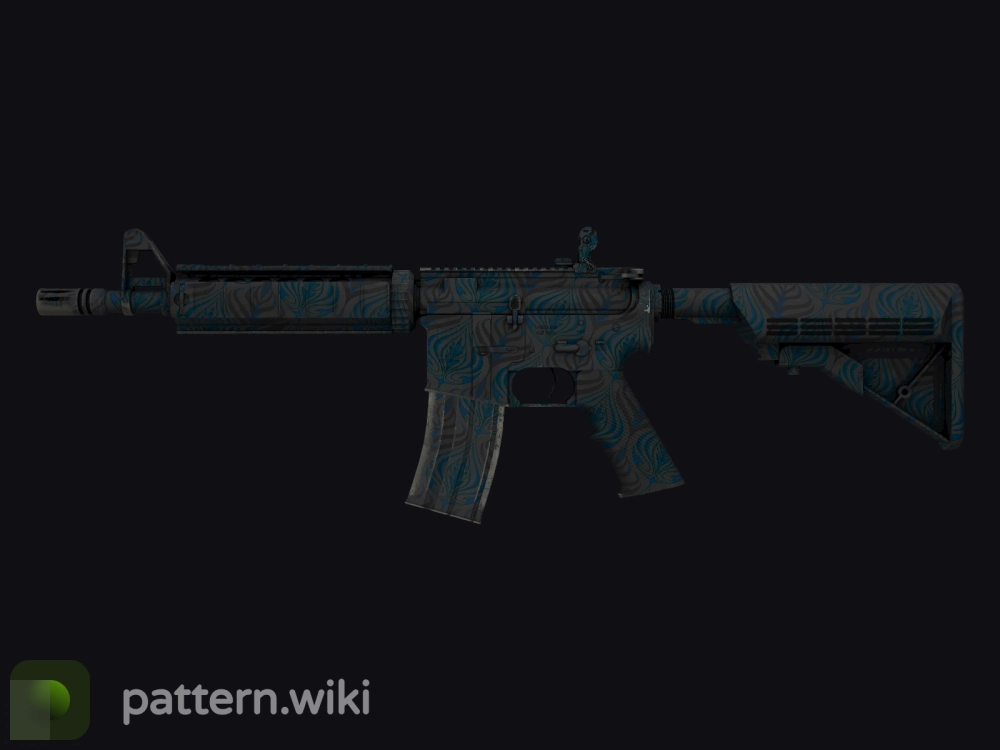 M4A4 Dark Blossom seed 699