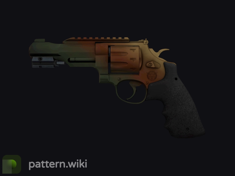 R8 Revolver Amber Fade seed 236