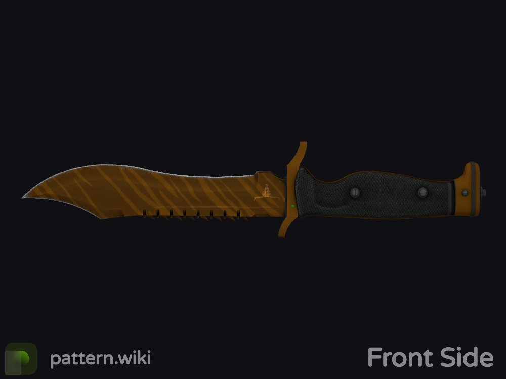 Bowie Knife Tiger Tooth seed 155