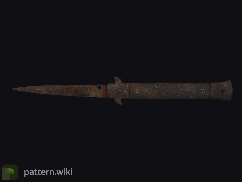 Stiletto Knife Rust Coat seed 303