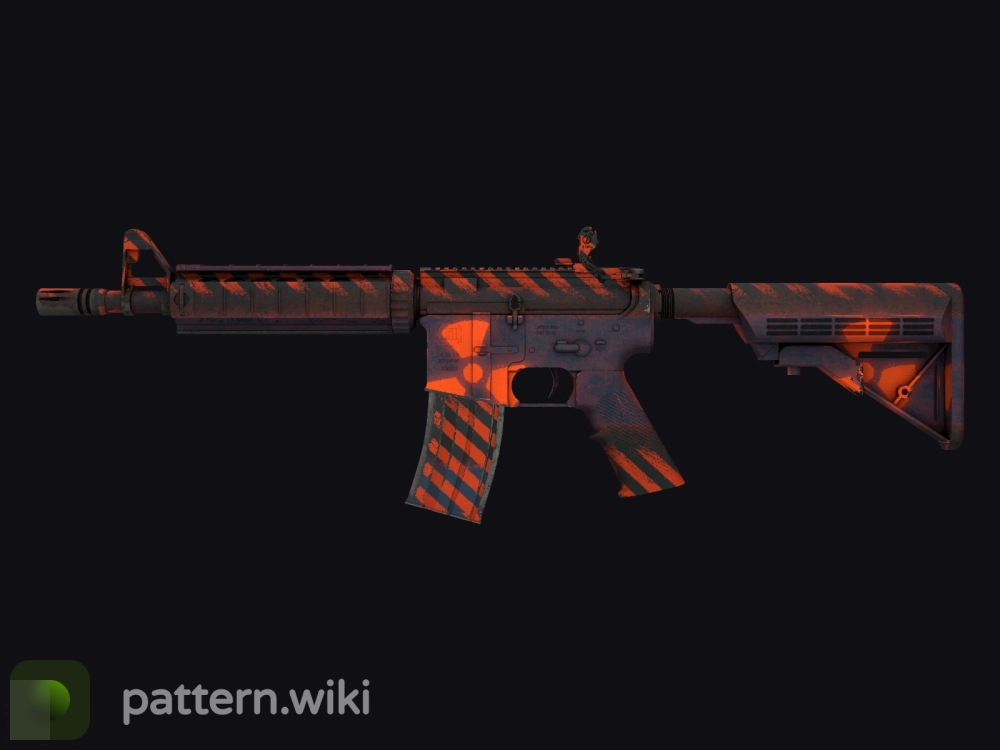 M4A4 Radiation Hazard seed 221