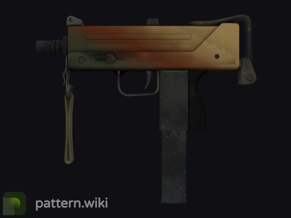 MAC-10 Amber Fade seed 693