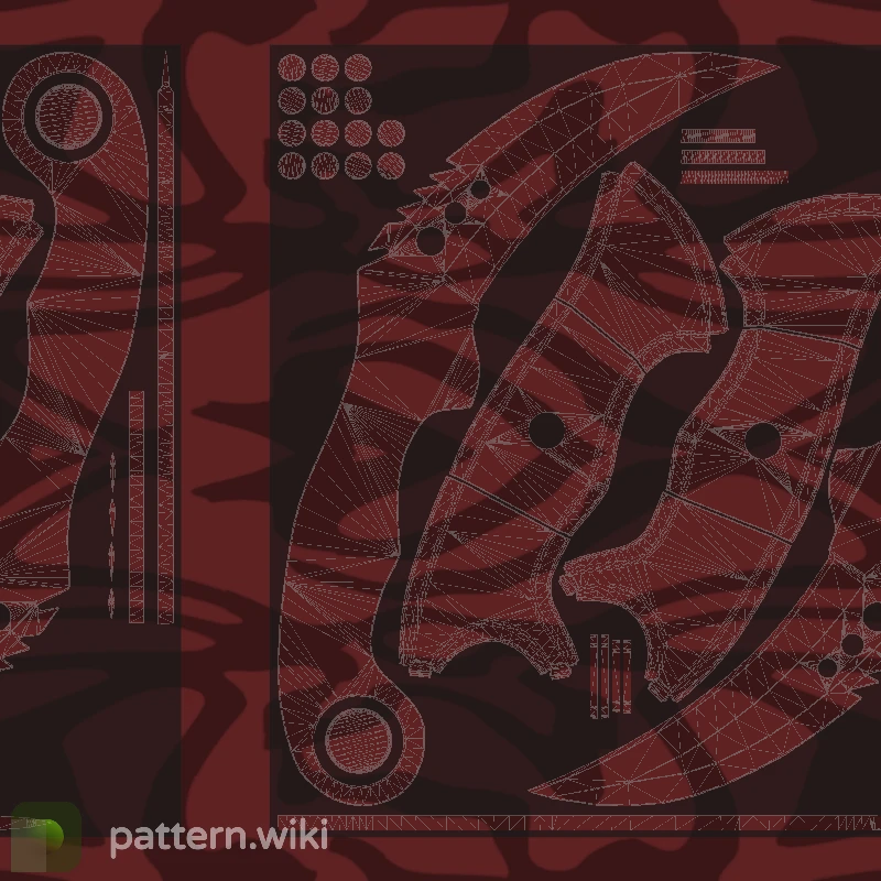 Talon Knife Slaughter seed 189 pattern template