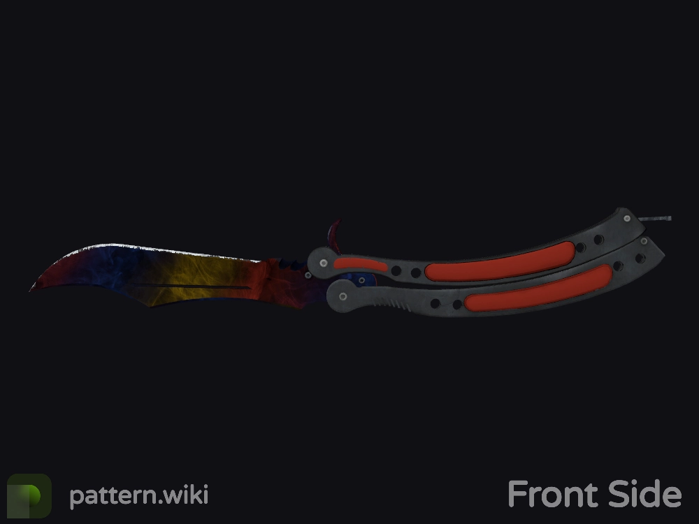 Butterfly Knife Marble Fade seed 158