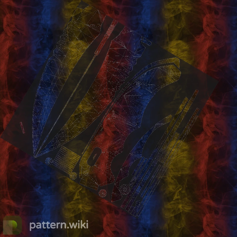 Flip Knife Marble Fade seed 100 pattern template