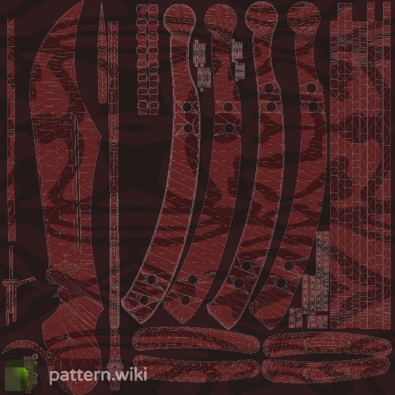 Butterfly Knife Slaughter seed 477 pattern template