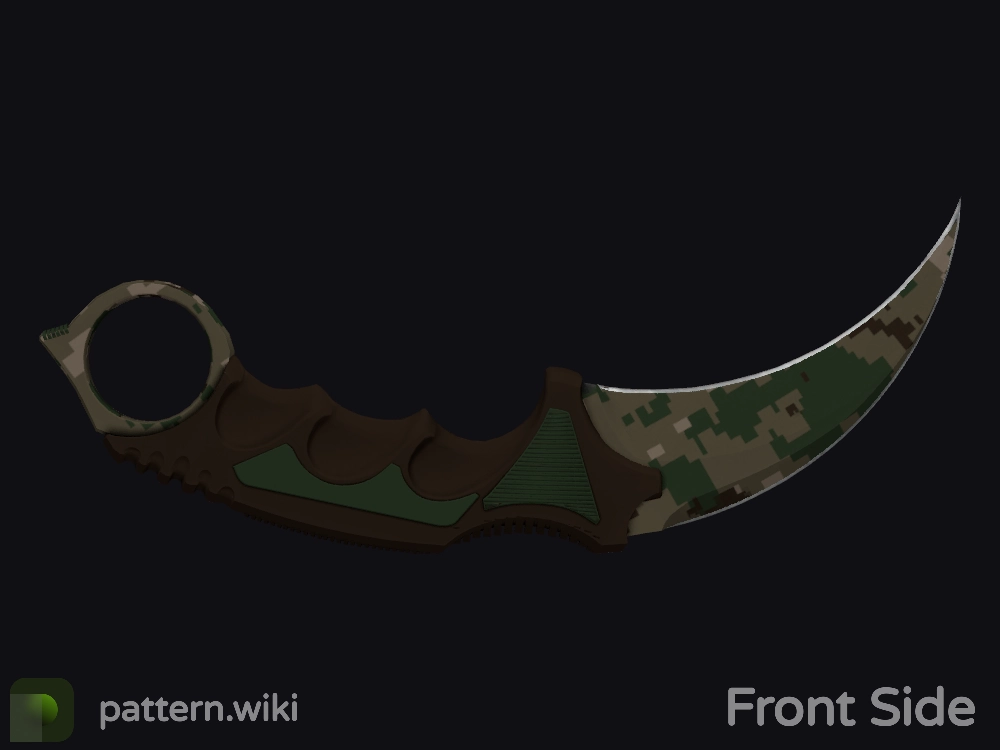 Karambit Forest DDPAT seed 535