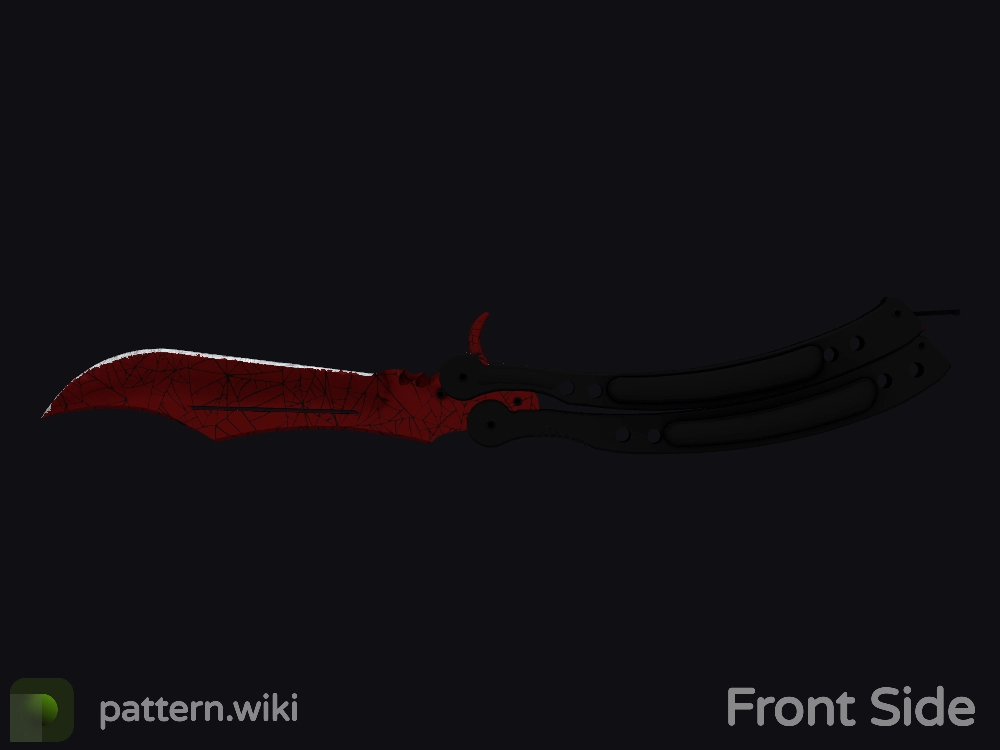 Butterfly Knife Crimson Web seed 852