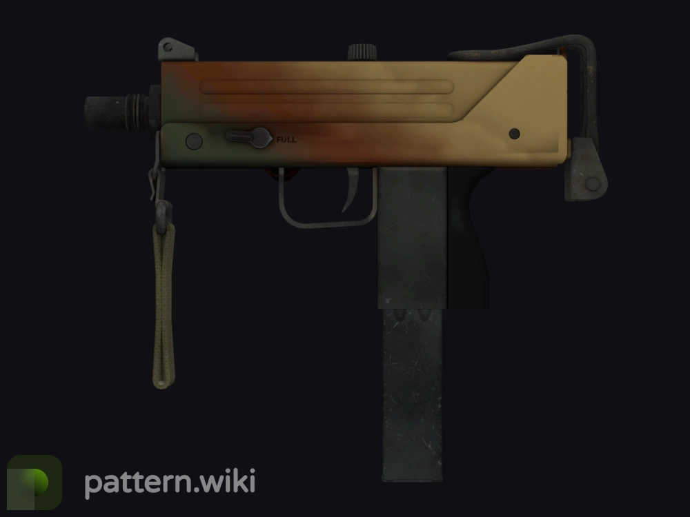 MAC-10 Amber Fade seed 255