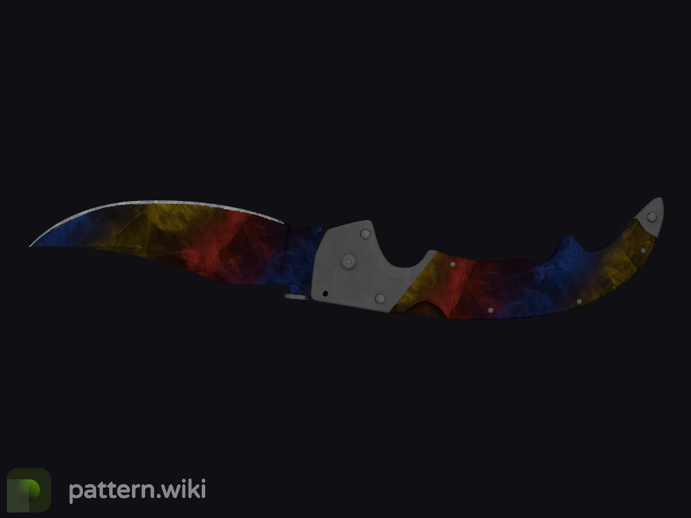 Falchion Knife Marble Fade seed 431