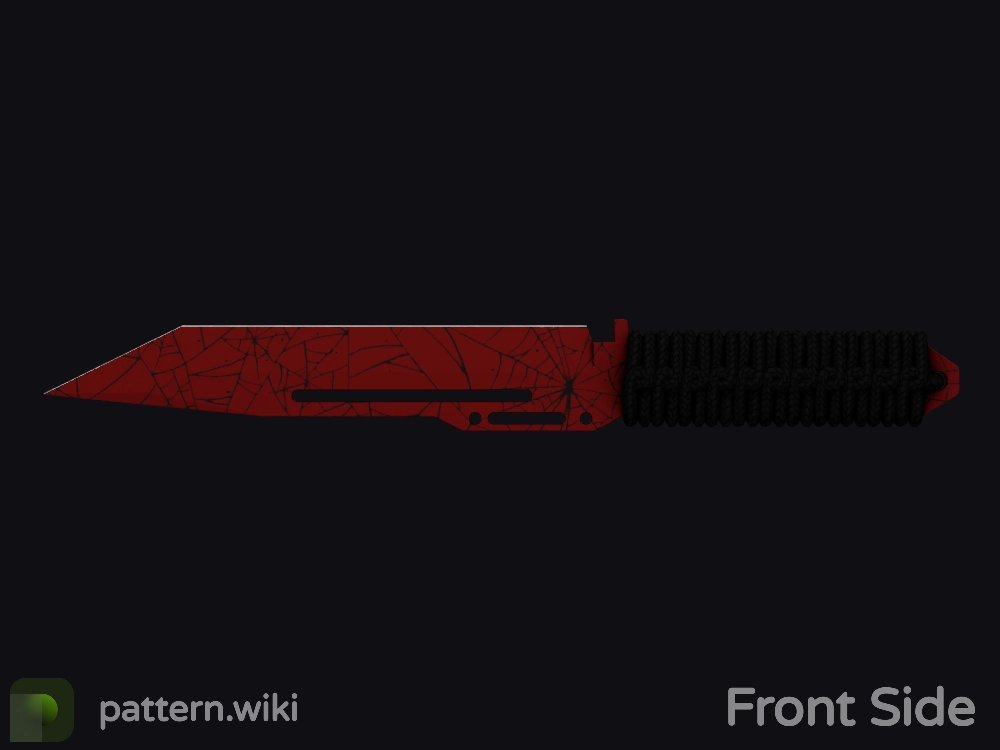 Paracord Knife Crimson Web seed 925