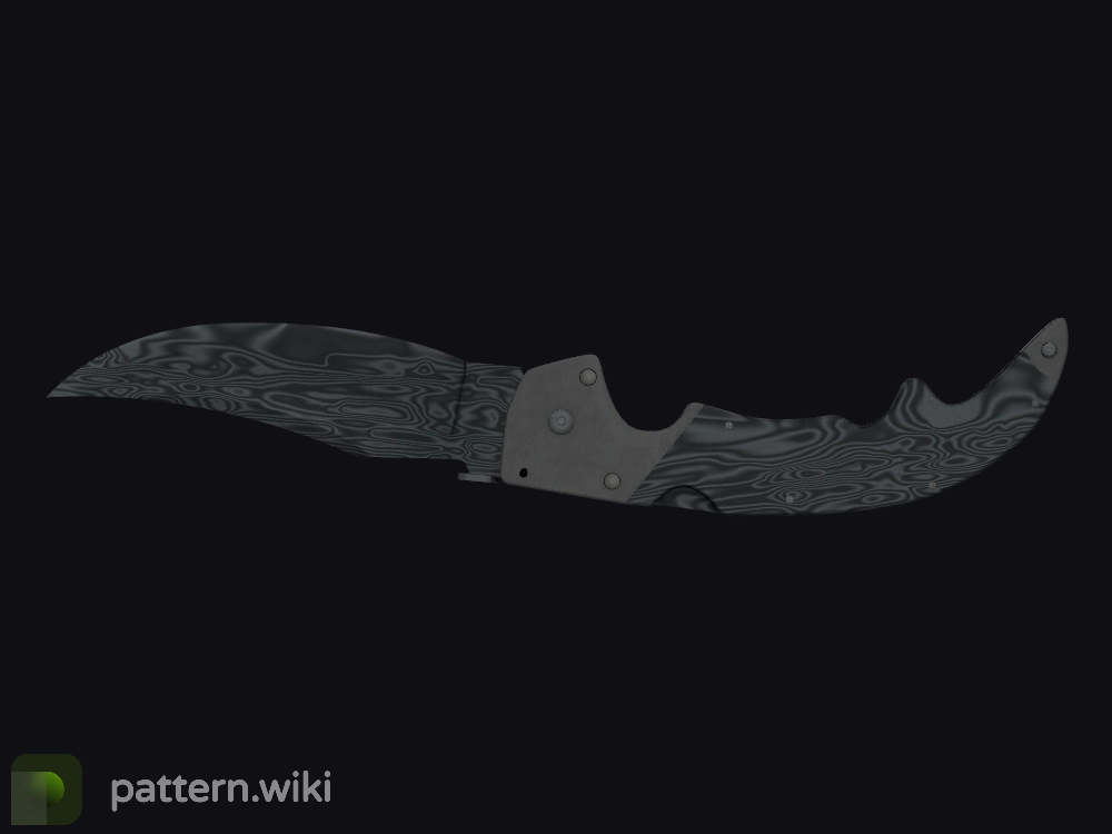 Falchion Knife Damascus Steel seed 135