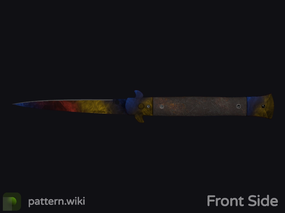 Stiletto Knife Marble Fade seed 566