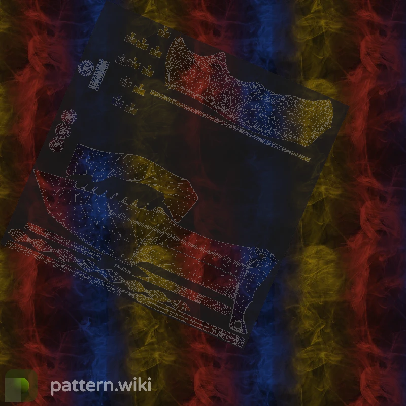 Huntsman Knife Marble Fade seed 60 pattern template