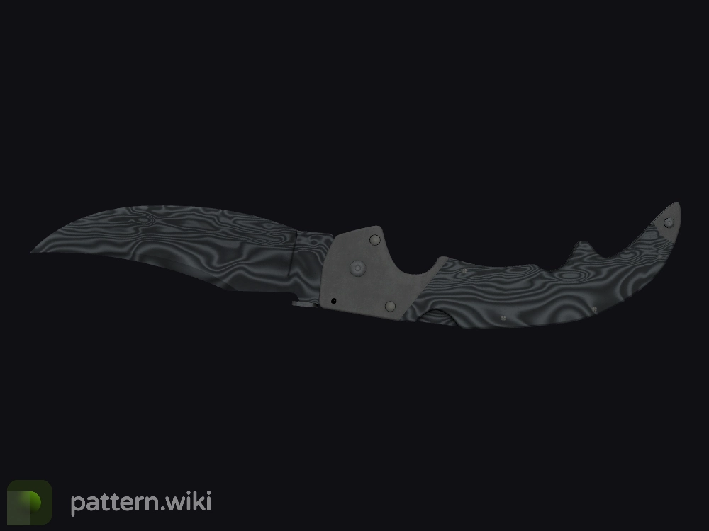 Falchion Knife Damascus Steel seed 247