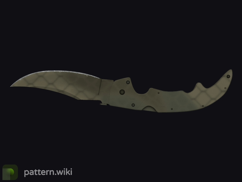 Falchion Knife Safari Mesh seed 380