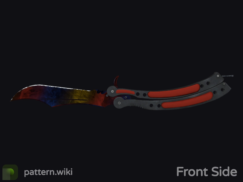 Butterfly Knife Marble Fade seed 471