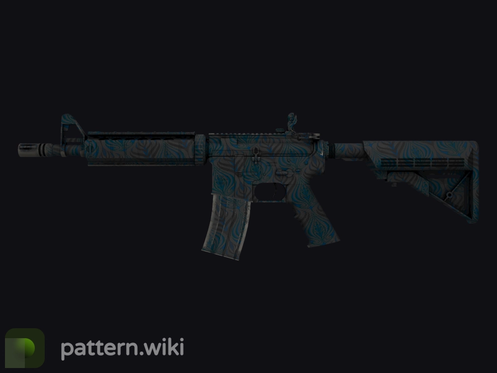 M4A4 Dark Blossom seed 741