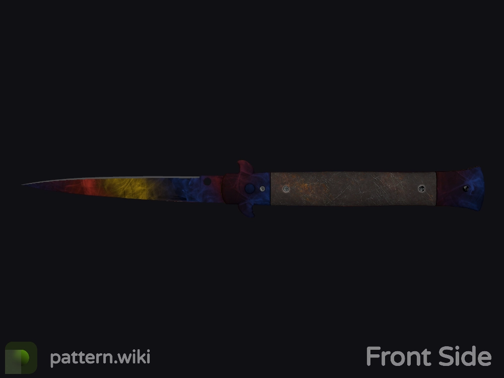 Stiletto Knife Marble Fade seed 54