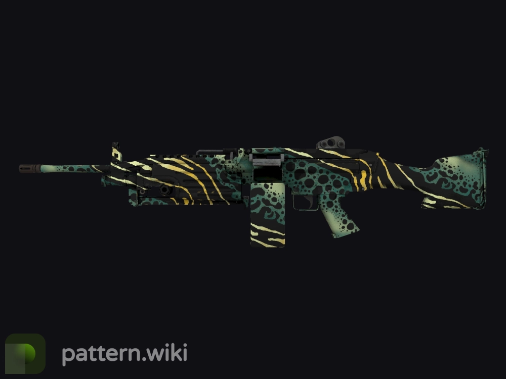 M249 Emerald Poison Dart seed 715