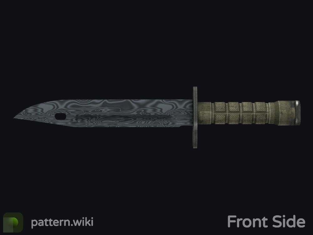 Bayonet Damascus Steel seed 354