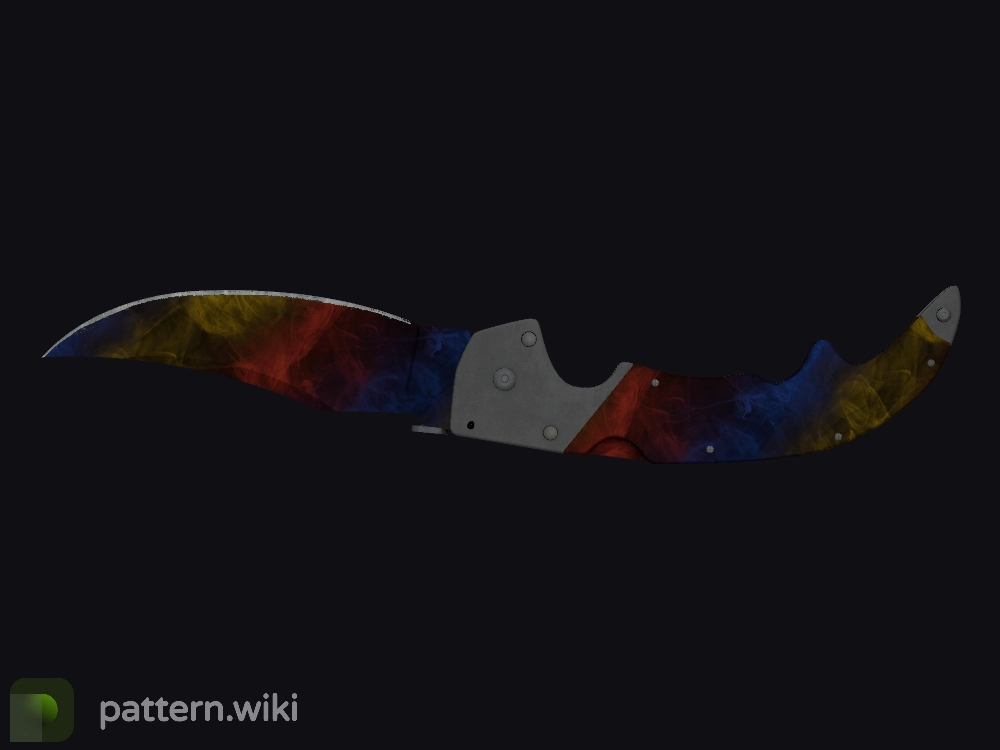 Falchion Knife Marble Fade seed 789