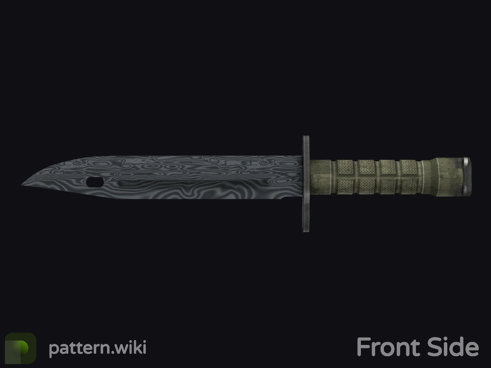 Bayonet Damascus Steel seed 987