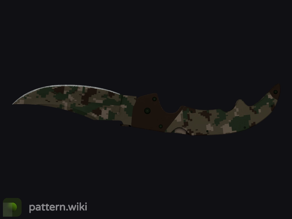 Falchion Knife Forest DDPAT seed 466