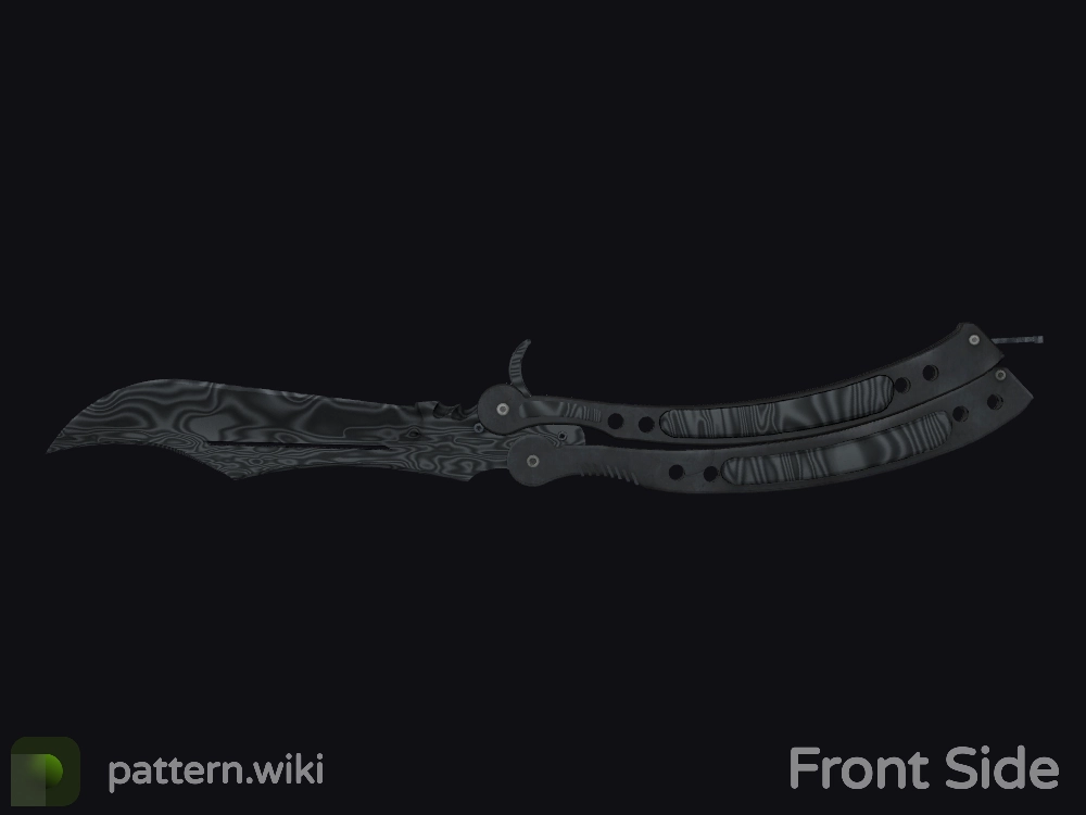 Butterfly Knife Damascus Steel seed 785