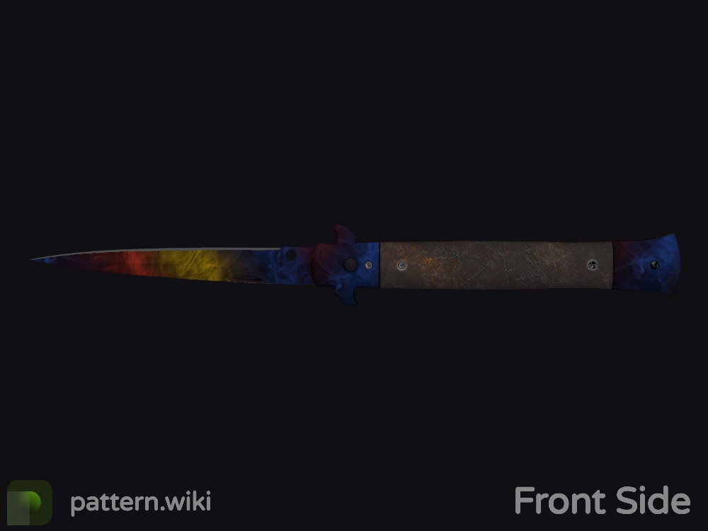 Stiletto Knife Marble Fade seed 44