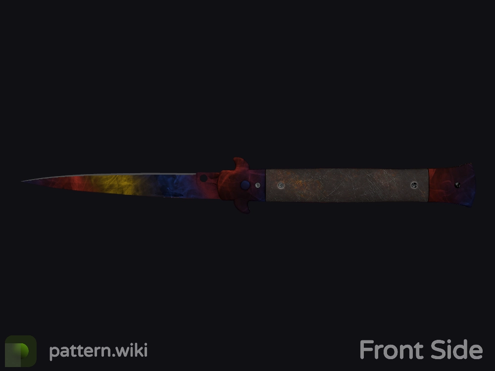 Stiletto Knife Marble Fade seed 112