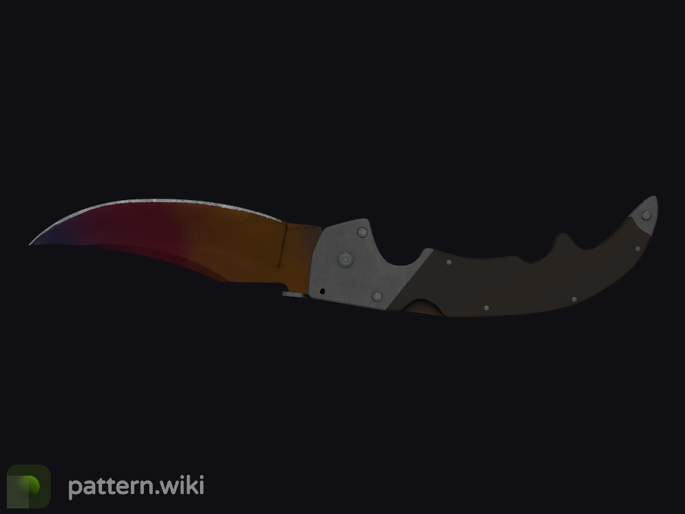 Falchion Knife Fade seed 962