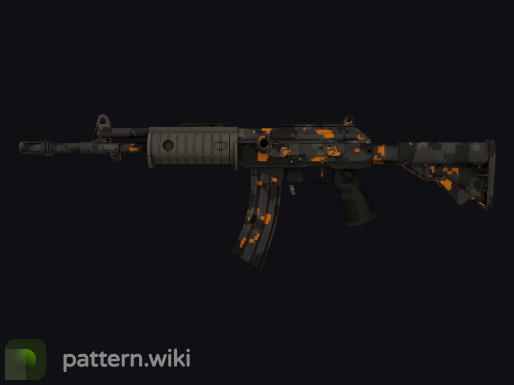 Galil AR Orange DDPAT seed 186