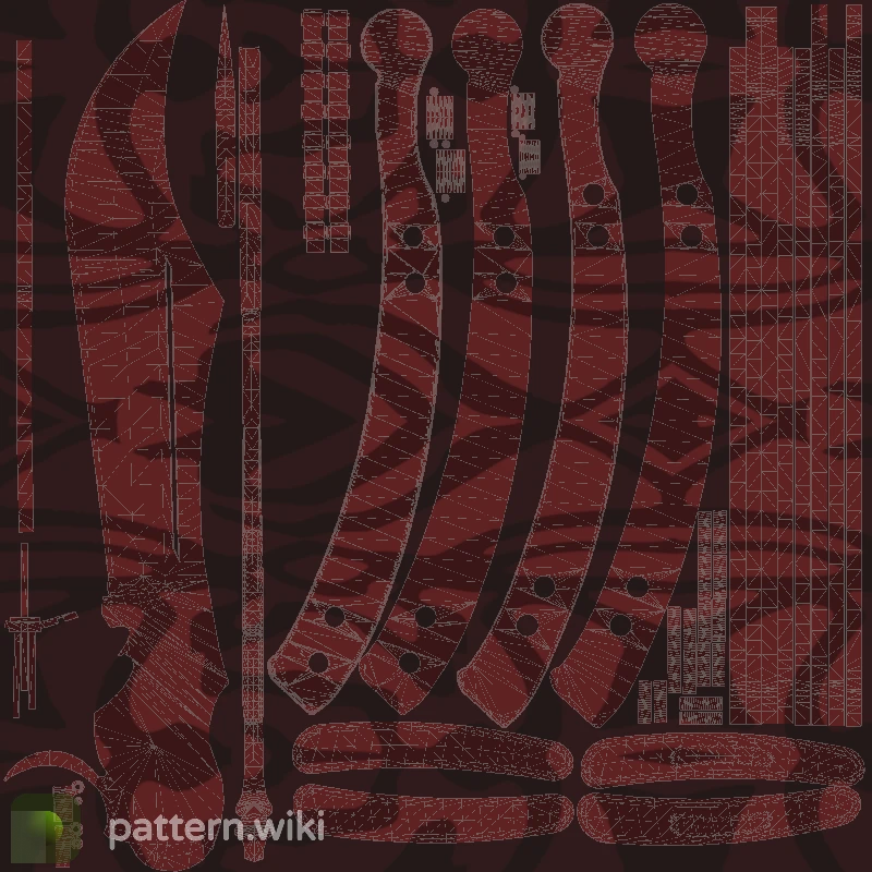 Butterfly Knife Slaughter seed 851 pattern template