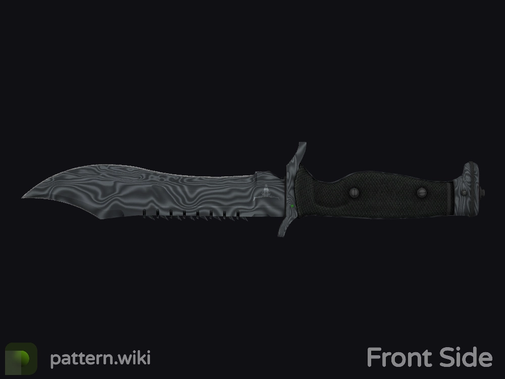 Bowie Knife Damascus Steel seed 983