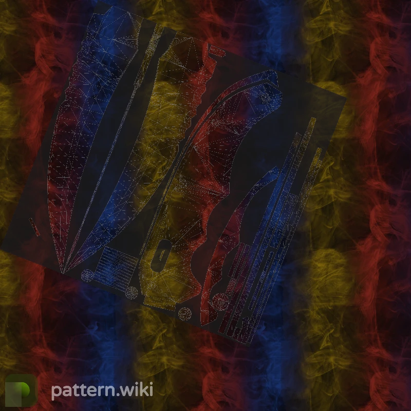 Flip Knife Marble Fade seed 58 pattern template