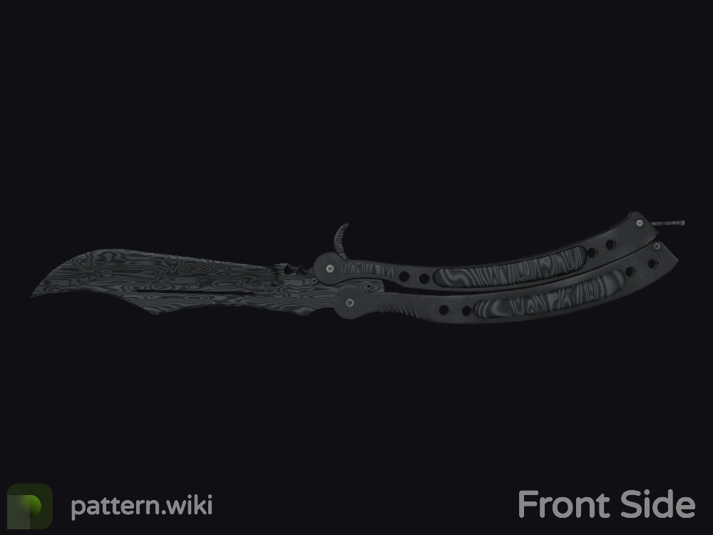 Butterfly Knife Damascus Steel seed 991