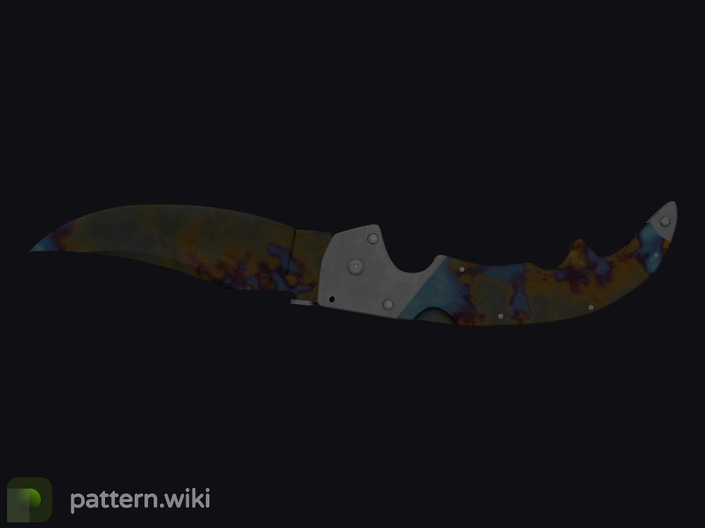 Falchion Knife Case Hardened seed 733