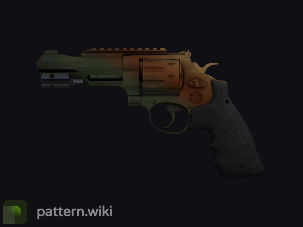 R8 Revolver Amber Fade seed 548