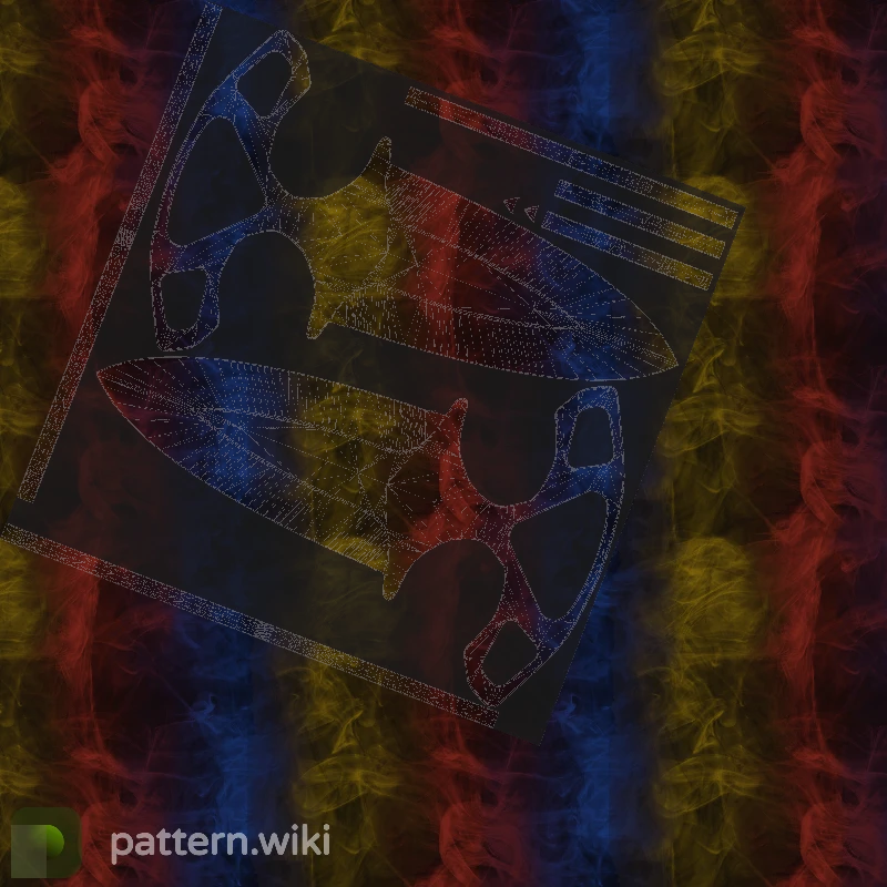 Shadow Daggers Marble Fade seed 452 pattern template